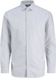 Jack & Jones Overhemd Jprblaparker Shirt L/s Noos 12227385 Bright White/slim Fit Mannen Maat - S