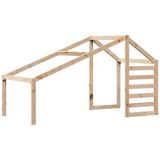 VidaXL Kinderbedhuisje 188x82x113 cm massief grenenhout