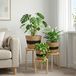 Maison Exclusive - Lot de 3 pots de fleurs, naturels et noirs, diamètre 26 cm, hauteur 19 cm, 100% algues marines