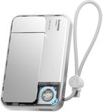 Sharge ICEMAG 3 Powerbank Qi2.2 10000mAh - 35W - MagSafe Compatible - Recharge sans fil - Magnétique - Refroidissement actif - Blanc