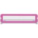 vidaXL Barrière de lit enfant 150x42 cm rose - Métal