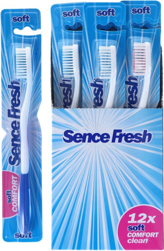 Sence Tandenborstels Fresh Soft Comfort Clean 12 stuks