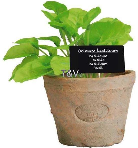 Esschert Design - Kunstplant Bascilicum in pot AH008