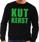Bellatio Decorations Foute kersttrui - sweater - Kut Kerst - zwart - voor heren - XL