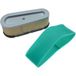 vhbw Set de 2 filtres filtre en mousse filtre en papier compatible avec Briggs & Stratton 28B707-1131-E1, 28B707-1132-E1 moteur pour tracteur de pelouse