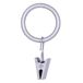 Kenney Clip ringen voor 5/8" tot 3/4" diameter gordijnroeden, geborsteld nikkel, 14 stuks