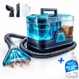 AG Vlekkenreiniger & Tapijtreiniger – 400W Krachtige 4-in-1 Bankreiniger, Zetelreiniger, Meubelreiniger & Autoreiniger – Self-Cleaning – Dubbele Watertank 2.8L – Carpet Cleaner met 4 Opzetstukken – Bekledingreiniger - Inclusief AG Reinigingsmiddel