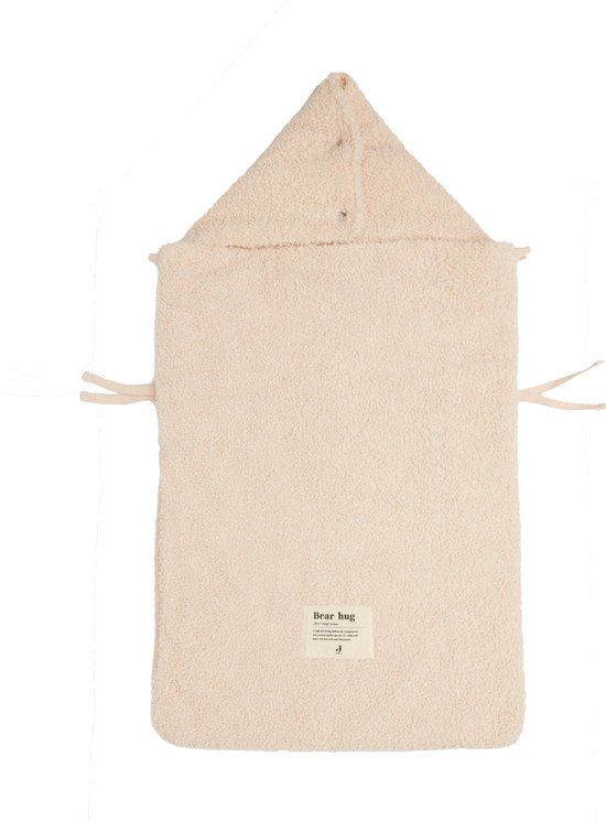 Jollein Voetenzak voor Autostoel & Kinderwagen (Boucle - Naturel) - 42x82cm