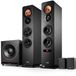 Teufel Ultima 40 ACTIVE 3 Club Edition - 4.1 bluetooth surroundsysteem met actieve vloerstaanders, draadloze actieve rearspeakers en krachtige subwoofer, basreflex, ingebouwde versterker, HDMI ARC CEC‌ - zwart