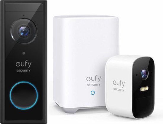 Anker Eufy Doorbell 2K & EufyCam 2C Add-on camera - Zwart
