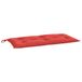 vidaXL Tuinbankkussen 100x50x7 cm Oxford Stof Rood
