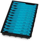 Matrix Loaded Pole Winder Tray 13cm - 12 Winders Light Blue