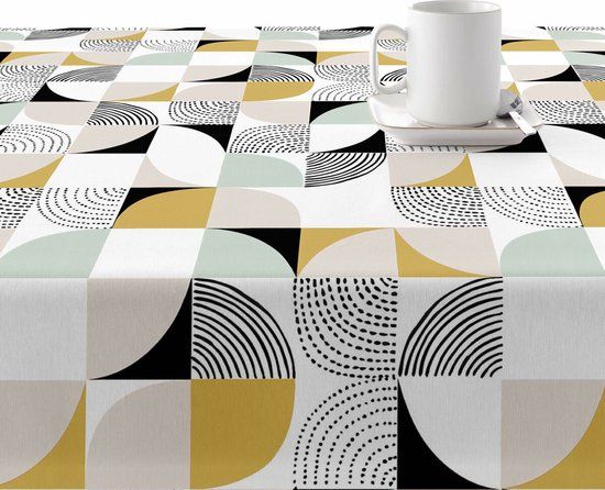 Vlekbestendig tafelkleed Belum P20 - 100 x 300 cm - Geometrisch - Katoen