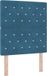 vidaXL Hoofdbord Donkerblauw Fluweel 80 cm
