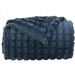 VidaXL Vida Zacht Fleece Deken Marineblauw 240 x 220 cm