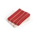 HAY Essuie-main de cuisine Outdoor Market Beige-rouge, lot de 2