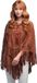 Boland - Poncho Hippie boho - Volwassenen - Hippie - 60's - 70's - Flower Power