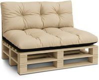 Amazinggirl Palletkussens Outdoor Kussen Set van 2 - Beige