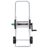 vidaXL Slanghaspel voor 50 meter 1/2" of 35 meter 3/4" slang, van staal