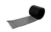 Wovar BV Ventilatieprofiel PVC zwart 100 mm | Rol 5m