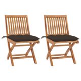 VidaXL Chaise de jardin taupe