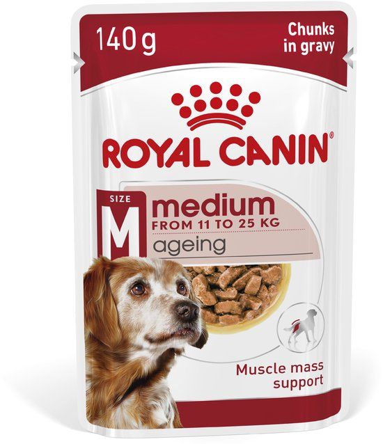 Royal Canin Medium Ageing 10+ Natvoer - 10x140 g - Hondenvoer