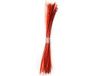 OEM Shenzhen Haorui Industrial Technology Co., Ltd. 600 strengen zachte siliconen lure rok - Jig Lure Kit voor DIY Jig Lure - Vliegverband Accessoires - Oranje, Zwart
