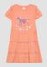 s.Oliver Jurk Oranje Pailletten Katoen Jersey Lange Mouw Kindermaat 92