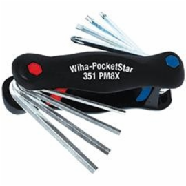 Wiha Klaphouder Mini-PocketStar 8-delig gecombineerd SB