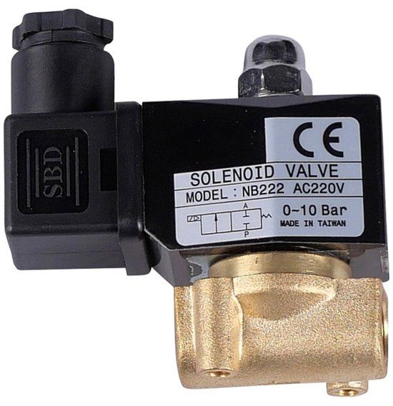 AIRPRO Magneetventiel 2-poorts 1/4"