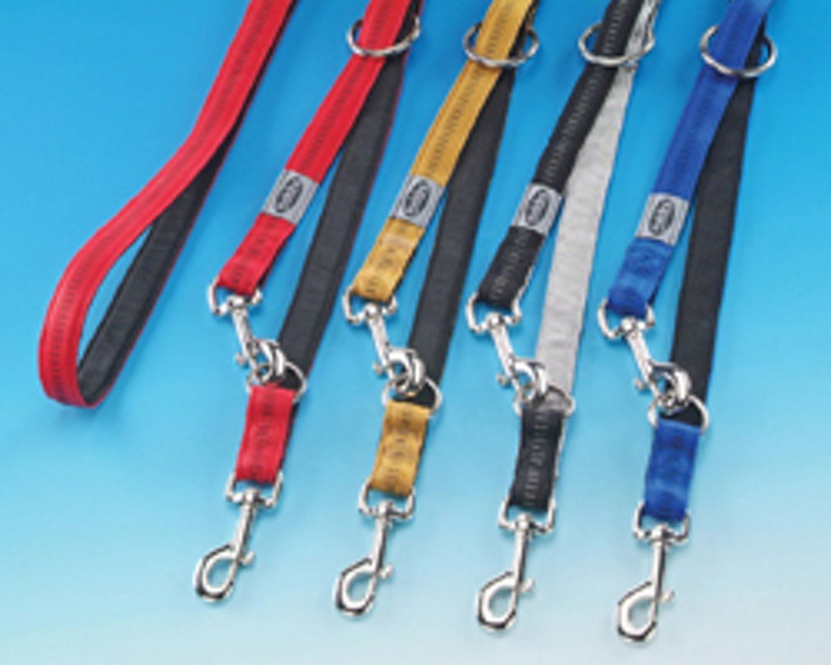 Nobby Trainingslijn body - verstelbaar - rood - 200 x 1,5 cm