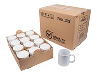 Porseleinen INNSPIRO Witte keramische mokken van 325 ml. Doos van 36u.