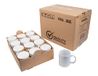 Porseleinen INNSPIRO Witte keramische mokken van 325 ml. Doos van 36u.