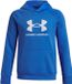 Under Armour UA Rival Fleece BL Hoodie Unisex Sporttrui - Blauw - Wit