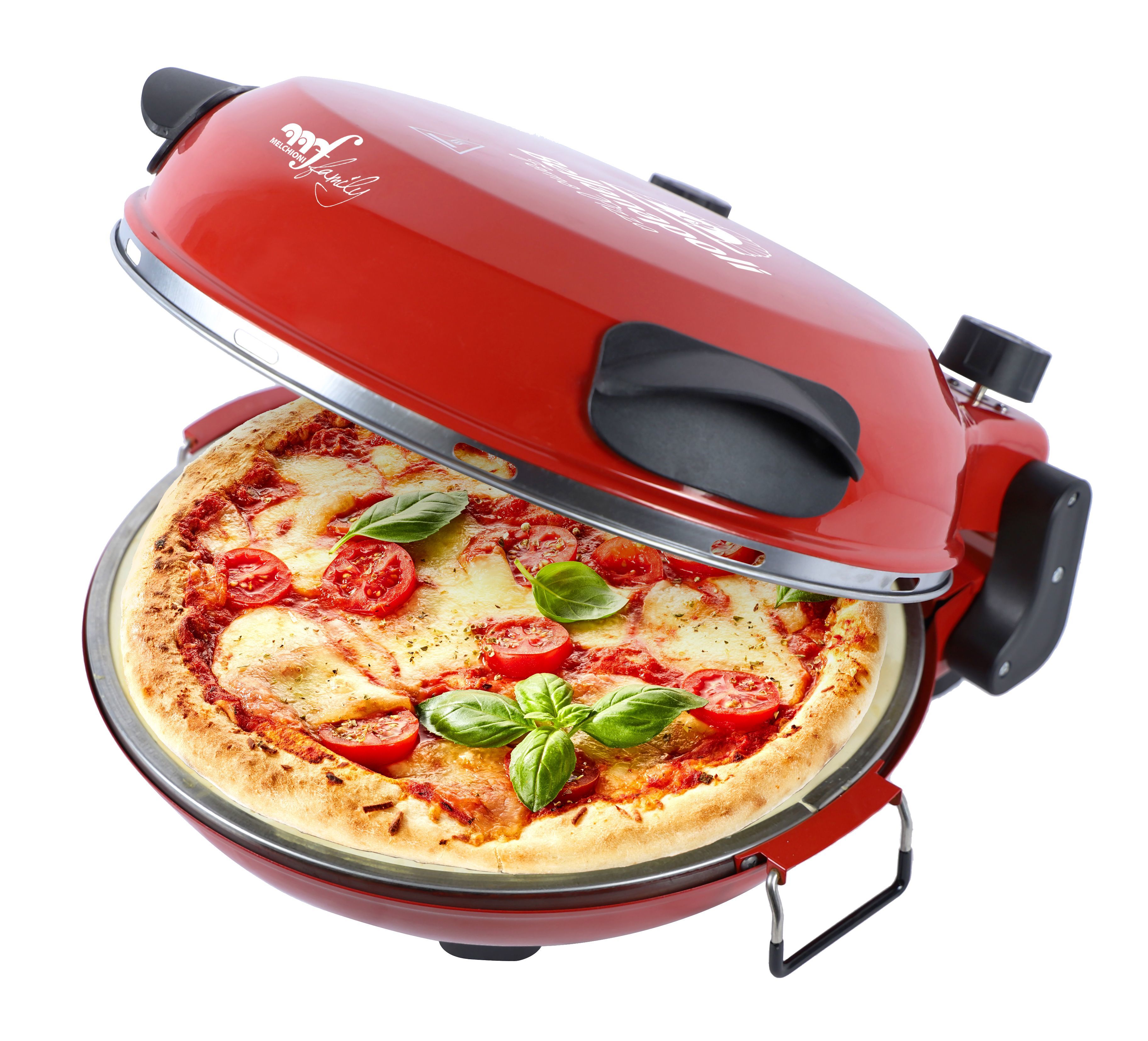 Melchioni Bellanapoli Pizza Oven - 1200W - Red