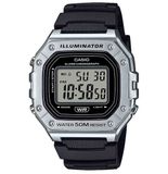 Casio Casio Collection W-218HM-7AVEF Horloge - Kunststof - Zwart - Ø 38 mm