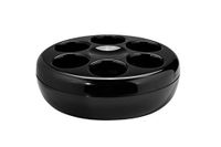 Helios Pure Cooler voor 6 flessen, zwart, 30 x 30 x 10,9 cm