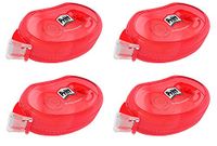 Pritt Compact zelfklevende roller permanent, uitstekende kleefprestaties, premium tape met honingraatlijm, 10 m bandlengte, 8,4 mm breed, 4 lijmrollers, 9H ZCGPB4X