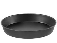 Pentole Agnelli Cakevorm cilindrisch voor pizza, hoogte, van plaatblauw, zwart 50 cm zwart