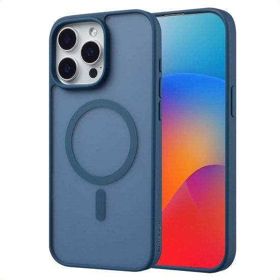 imoshion Color Guard Backcover geschikt voor MagSafe - Donkerblauw - Apple iPhone 15 Pro Max