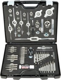 Exact 70511 Schroefdraadsnijderset 61-delig HSS Metrisch M3-M12