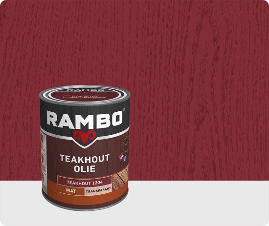 Rambo Teak Olie Transparant Teakhout 1204 750 cc