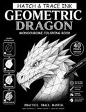 Hatch & Trace Ink Monochrome Coloring Book for Adults