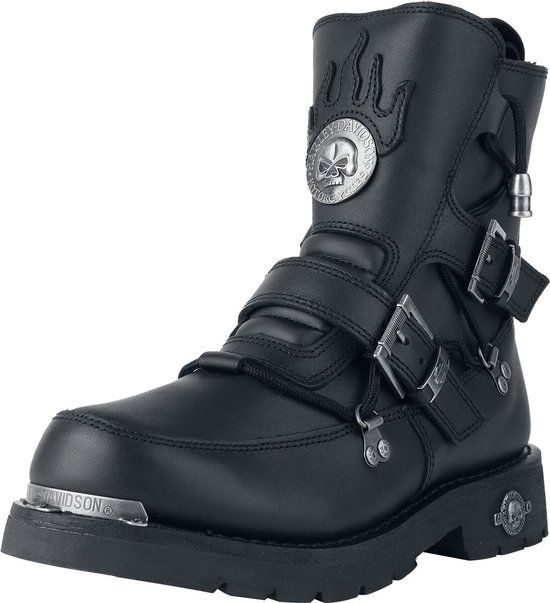 Harley-Davidson Distortion Bikerlaars Zwart Leer EU41