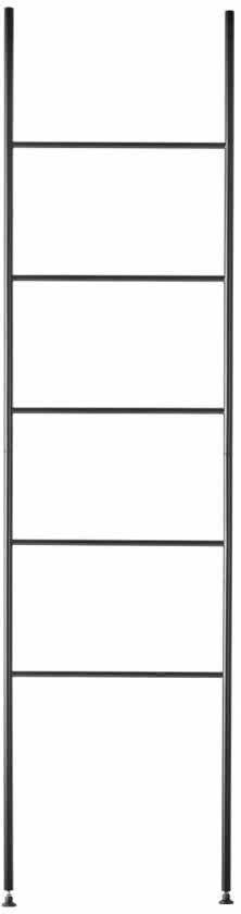 Aquanova Icon - Handdoekladder - Zwart - 175 cm