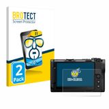 BROTECT - Screenprotector voor Nikon ZR - Folie Beschermfolie transparant 2 Stuks