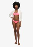 Superdry Gerecycled tie-dye bikinibroekje Dames Tie-dye Pink