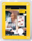 Securit® dubbelzijdige A4-posterlijst met venster, geel