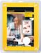 Securit® dubbelzijdige A4-posterlijst met venster, geel