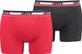 Levi's Brief Boxershorts 2-Pack Rood Grijs - Maat XXL - Heren